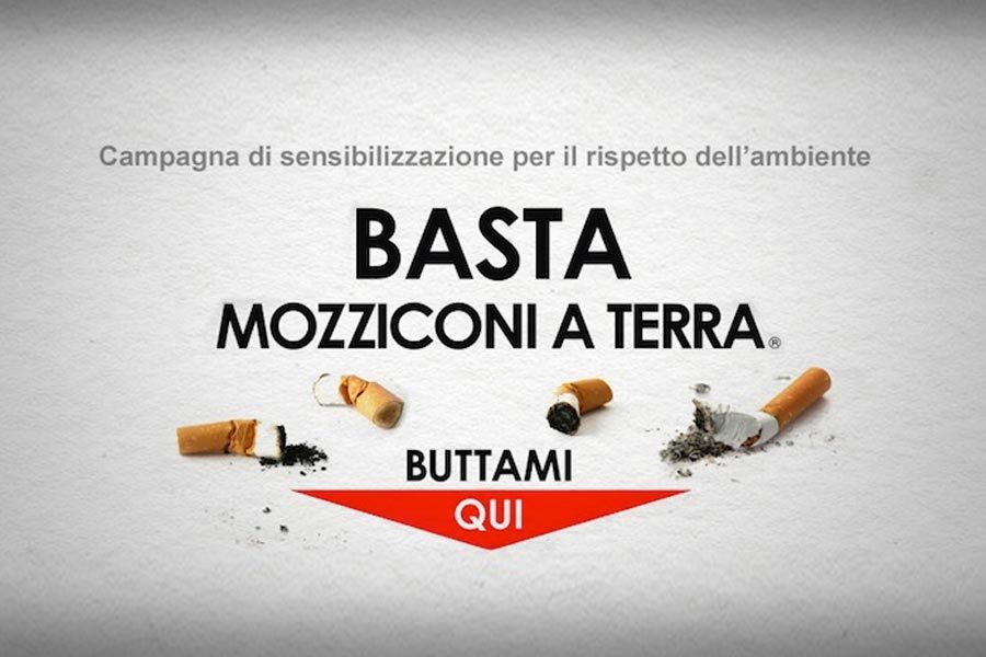 Stop ai mozziconi nell’Ambiente